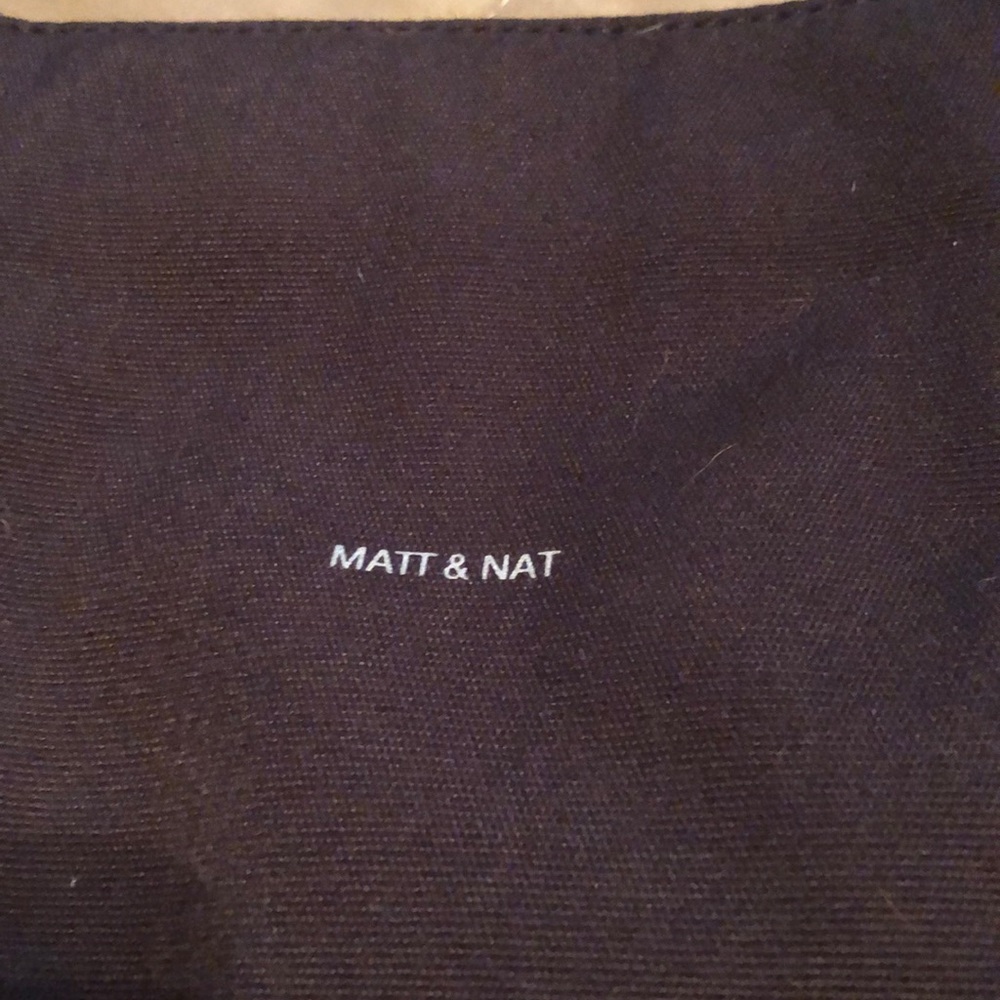 Matt and Nat bag- black with shoulder strap.